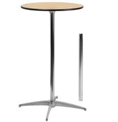 30” or 42” height Inch Round Cocktail Table